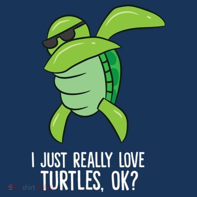 Dabbing Sea Turtle I Just Really Love Turtles Ok? Tote Bag