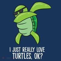 Dabbing Sea Turtle I Just Really Love Turtles Ok? Baby Bodysuit thumb 2