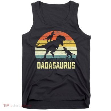 Dada Saurus T Rex Dinosaur Dada 2 Family Matching Tank Top