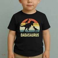 Dada Saurus T Rex Dinosaur Dada 2 Family Matching Toddler T-Shirt thumb 2