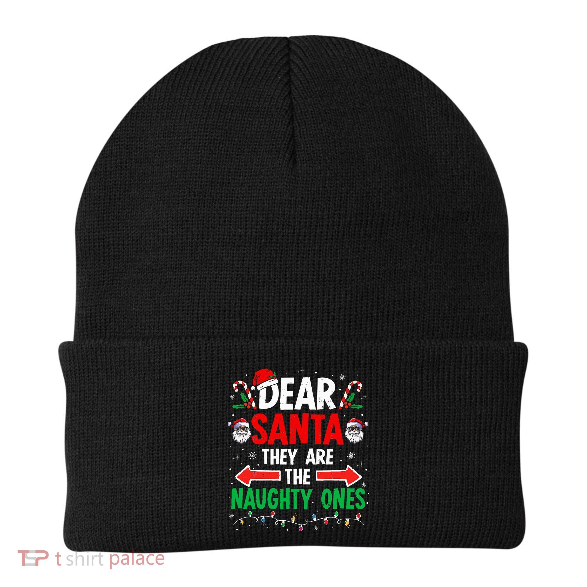 Dear Santa They Naughty Ones Christmas Xmas Beanie