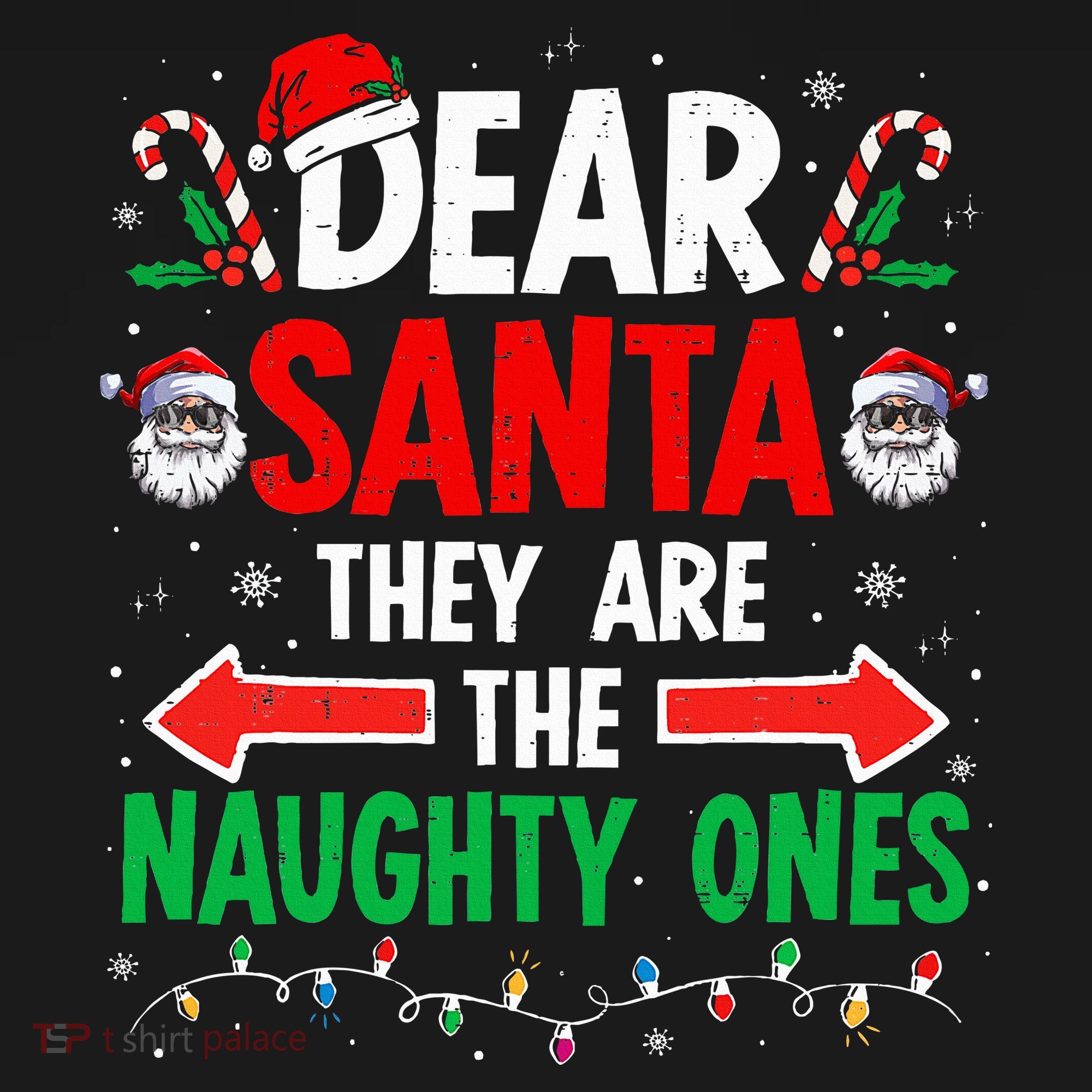 Dear Santa They Naughty Ones Christmas Xmas Mousepad