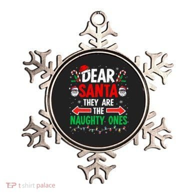 Dear Santa They Naughty Ones Christmas Xmas Ornament