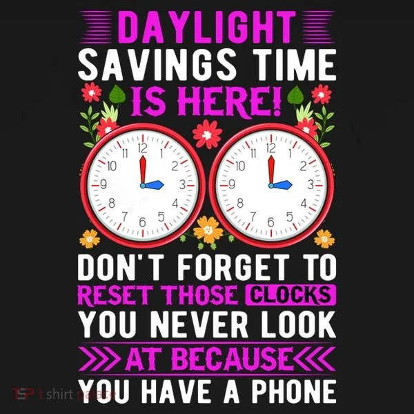 Daylight Savings Time Funny Doggie Tank