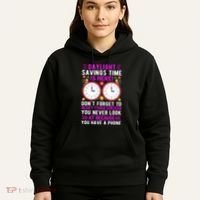 Daylight Savings Time Funny Hoodie thumb 5