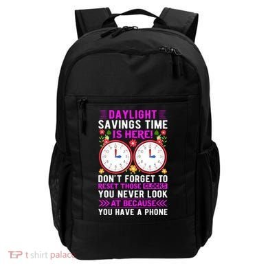 Daylight Savings Time Funny Backpack