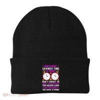 Daylight Savings Time Funny Beanie thumb 0