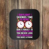 Daylight Savings Time Funny Coaster thumb 0