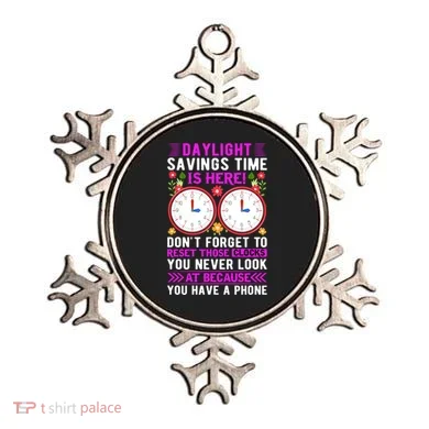 Daylight Savings Time Funny Ornament
