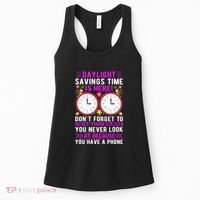 Daylight Savings Time Funny Women's Tank Top thumb 0