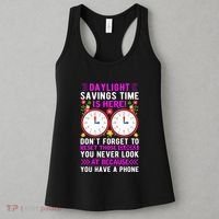 Daylight Savings Time Funny Women's Tank Top thumb 3