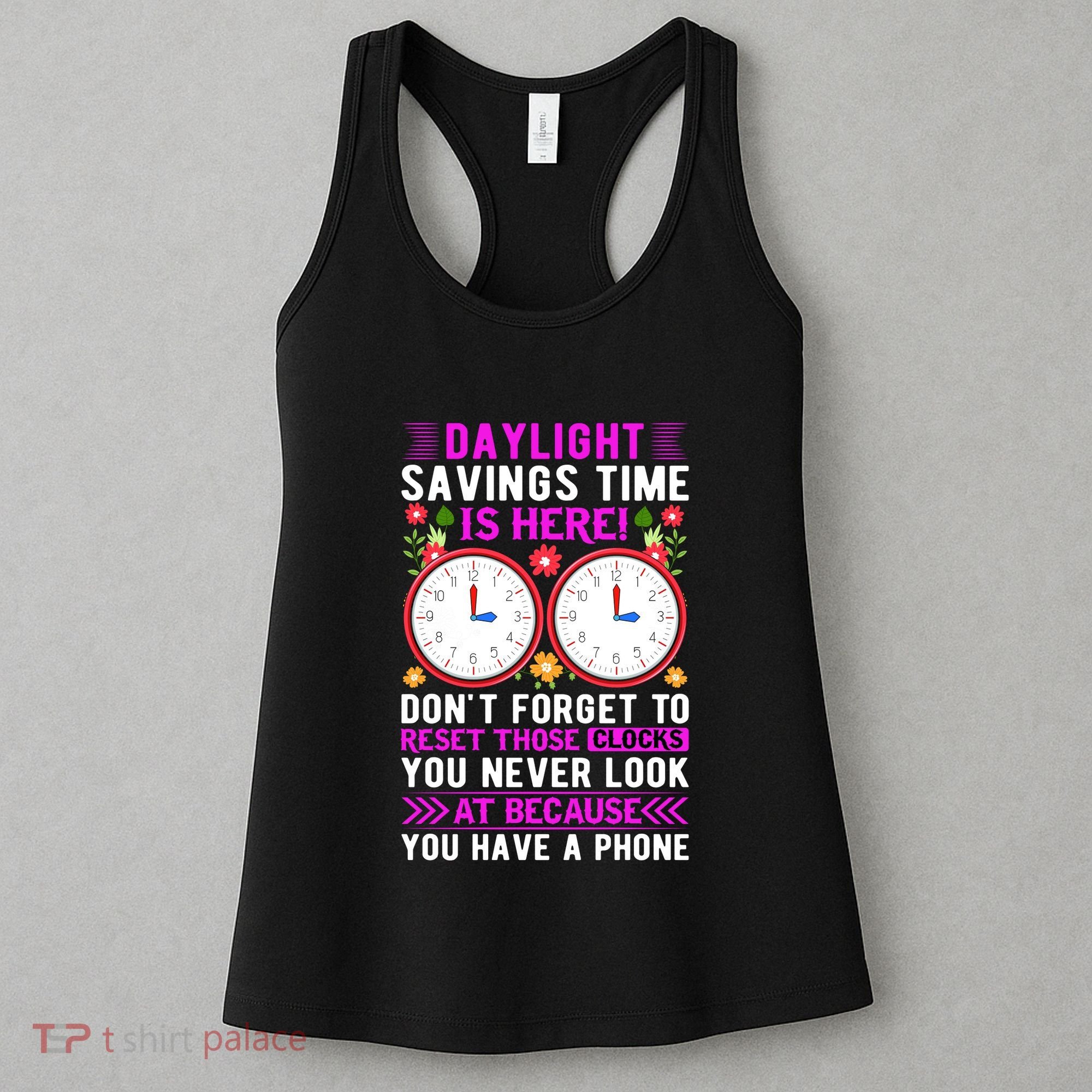 Daylight Savings Time Funny Women's Tank Top