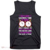 Daylight Savings Time Funny Tank Top thumb 0