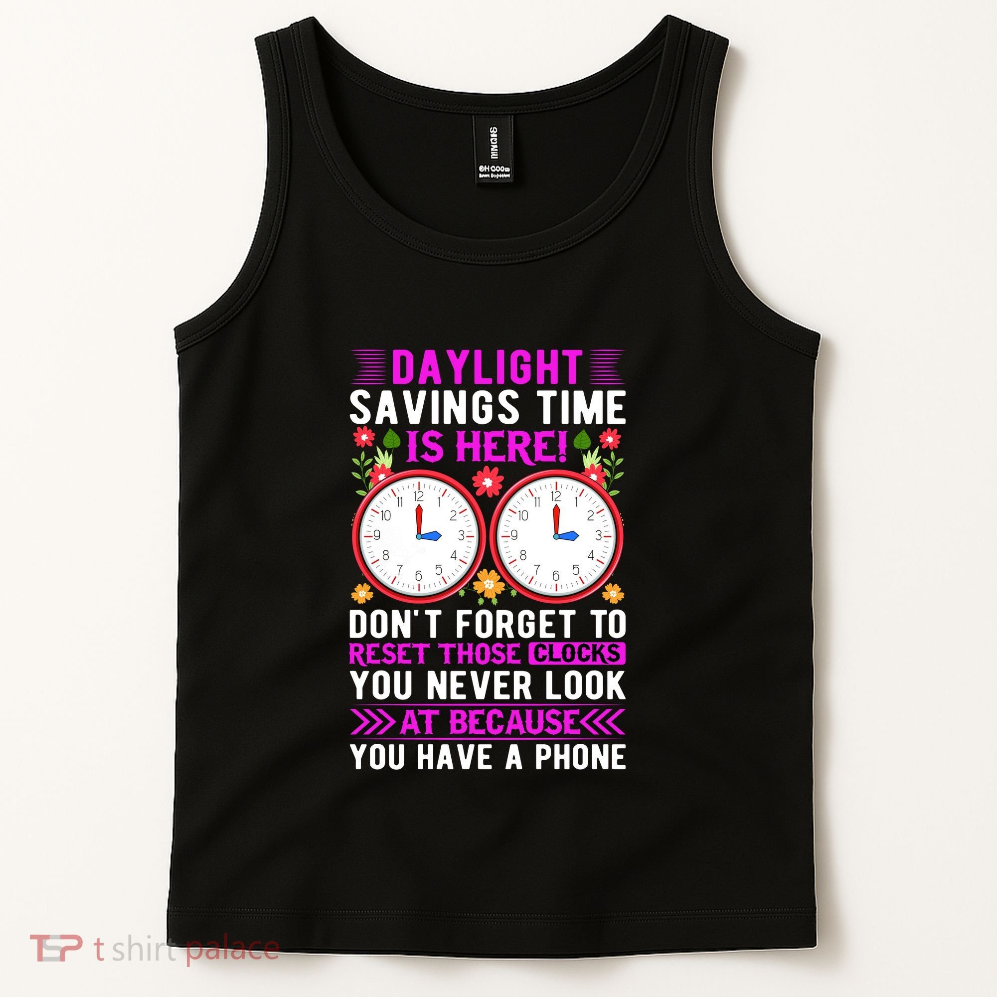 Daylight Savings Time Funny Tank Top