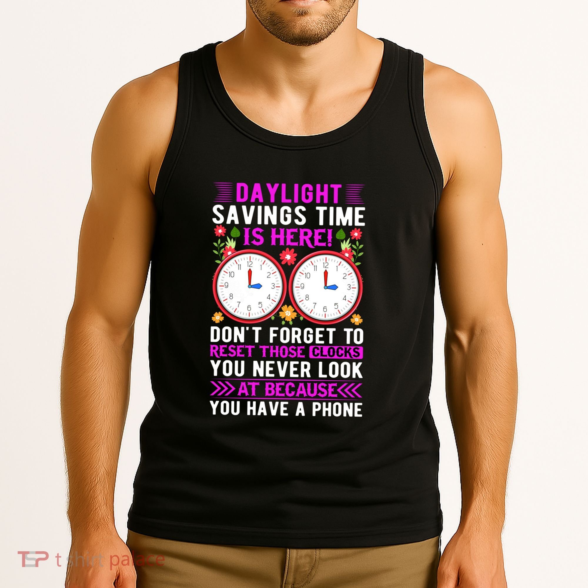 Daylight Savings Time Funny Tank Top