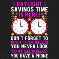 Daylight Savings Time Funny Golf Towel thumb 3