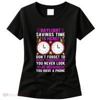 Daylight Savings Time Funny Women's T-Shirt thumb 0