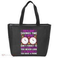 Daylight Savings Time Funny Tote Bag thumb 0