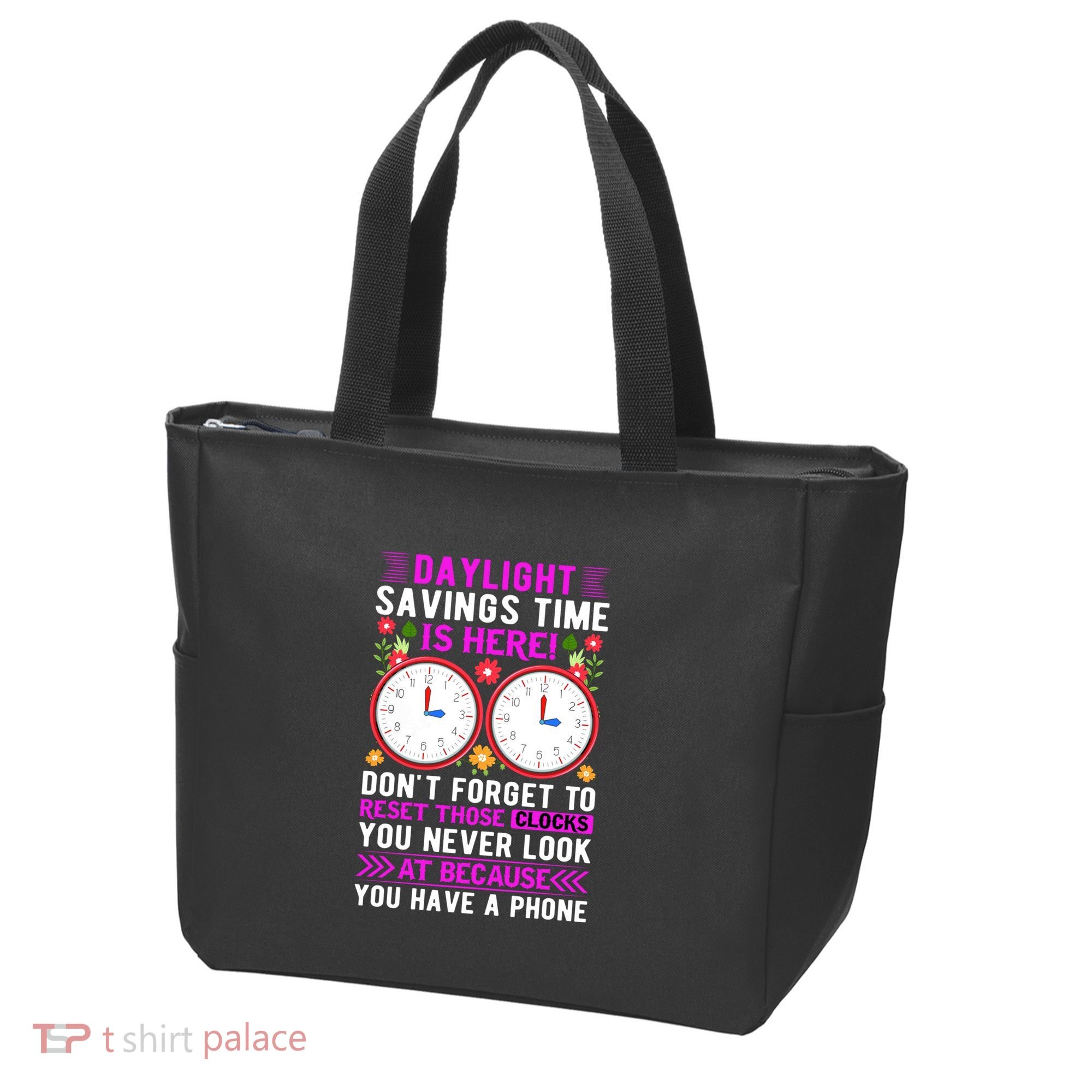 Daylight Savings Time Funny Tote Bag