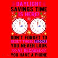 Daylight Savings Time Funny Santa Hat thumb 1