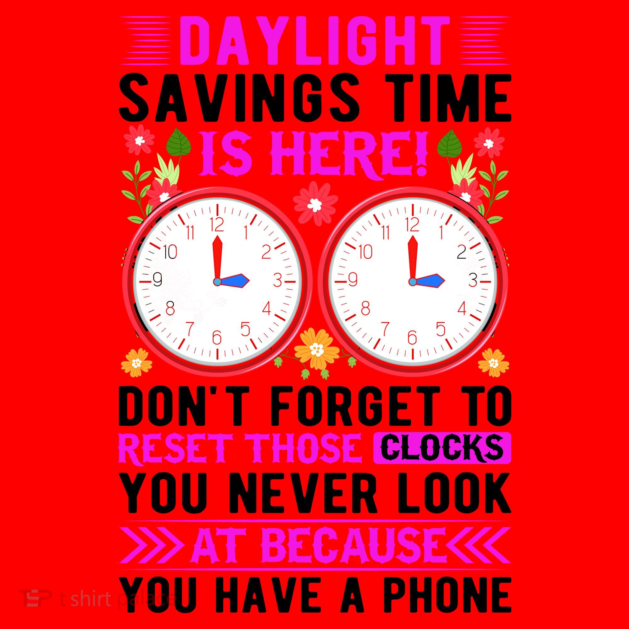 Daylight Savings Time Funny Santa Hat
