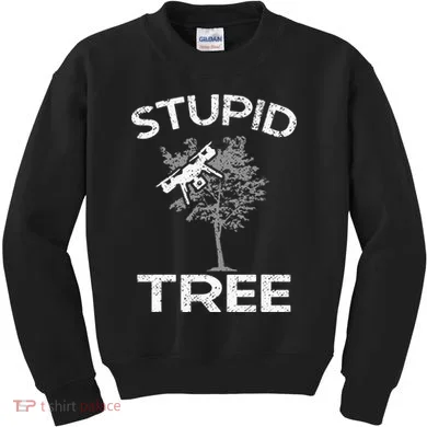 Drones Stupid Tree Rc Drone Pilot Quadcopter Fpv Kids Sweatshirt