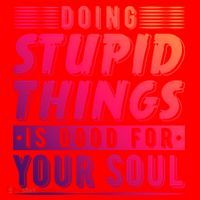 Doing Stupid Things Is Good For Your Soul Snowboarding Fans Gift Santa Hat thumb 1