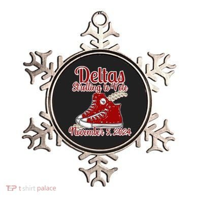 Deltas Strolling To Vote November 5 2024 Chucks And Pearls Ornament