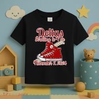 Deltas Strolling To Vote November 5 2024 Chucks And Pearls Toddler T-Shirt thumb 3