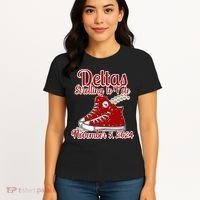 Deltas Strolling To Vote November 5 2024 Chucks And Pearls Women's T-Shirt thumb 4