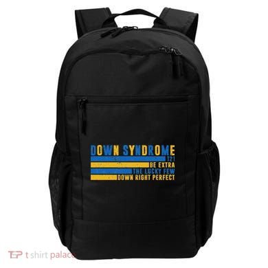 Down Syndrome T21 Be Extra The Lucky Few Down Right Perfect Backpack