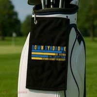 Down Syndrome T21 Be Extra The Lucky Few Down Right Perfect Golf Towel thumb 2