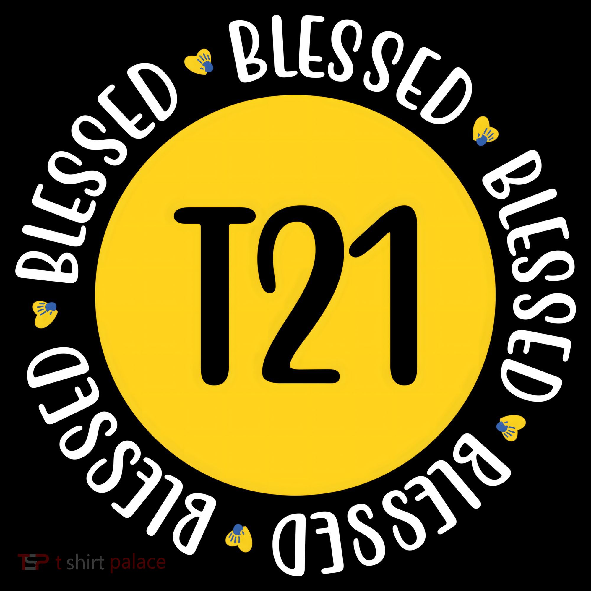 Down Syndrome T21 Blessed Awareness USA-Made Doggie Bandana