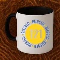 Down Syndrome T21 Blessed Awareness Coffee Mug thumb 2