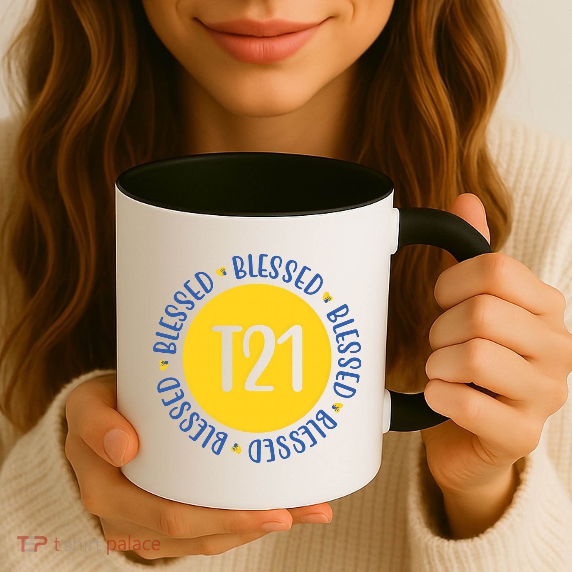 Down Syndrome T21 Blessed Awareness Coffee Mug