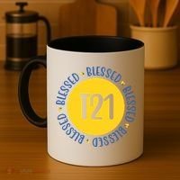 Down Syndrome T21 Blessed Awareness Coffee Mug thumb 4