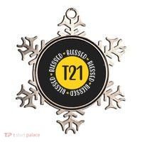 Down Syndrome T21 Blessed Awareness Ornament thumb 0