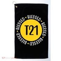 Down Syndrome T21 Blessed Awareness Golf Towel thumb 0