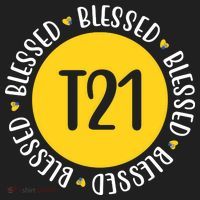 Down Syndrome T21 Blessed Awareness Golf Towel thumb 3