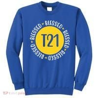Down Syndrome T21 Blessed Awareness Sweatshirt thumb 0