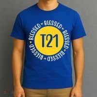 Down Syndrome T21 Blessed Awareness T-Shirt thumb 3
