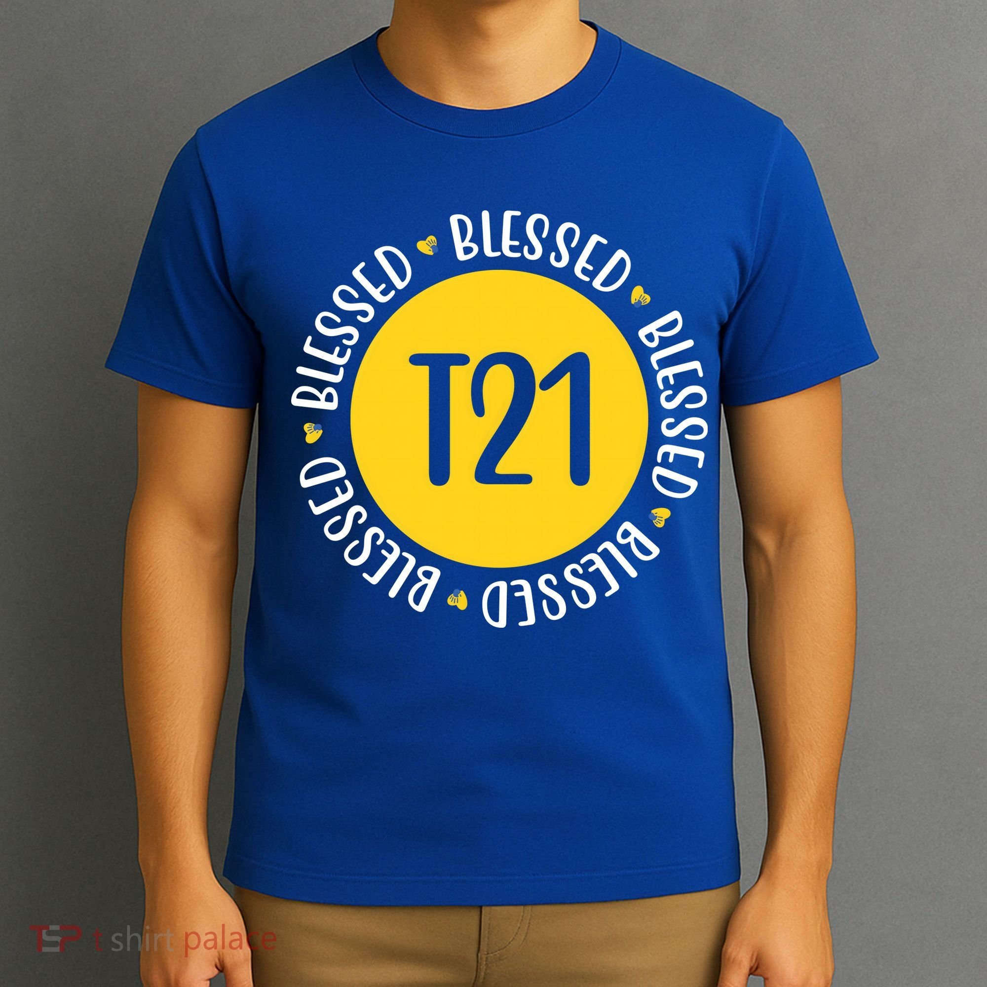 Down Syndrome T21 Blessed Awareness T-Shirt