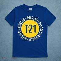Down Syndrome T21 Blessed Awareness T-Shirt thumb 5