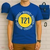 Down Syndrome T21 Blessed Awareness T-Shirt thumb 6