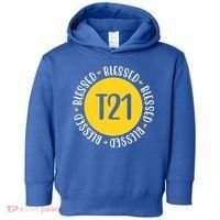Down Syndrome T21 Blessed Awareness Toddler Hoodie thumb 0