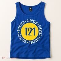 Down Syndrome T21 Blessed Awareness Tank Top thumb 2