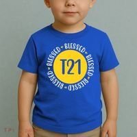 Down Syndrome T21 Blessed Awareness Toddler T-Shirt thumb 2