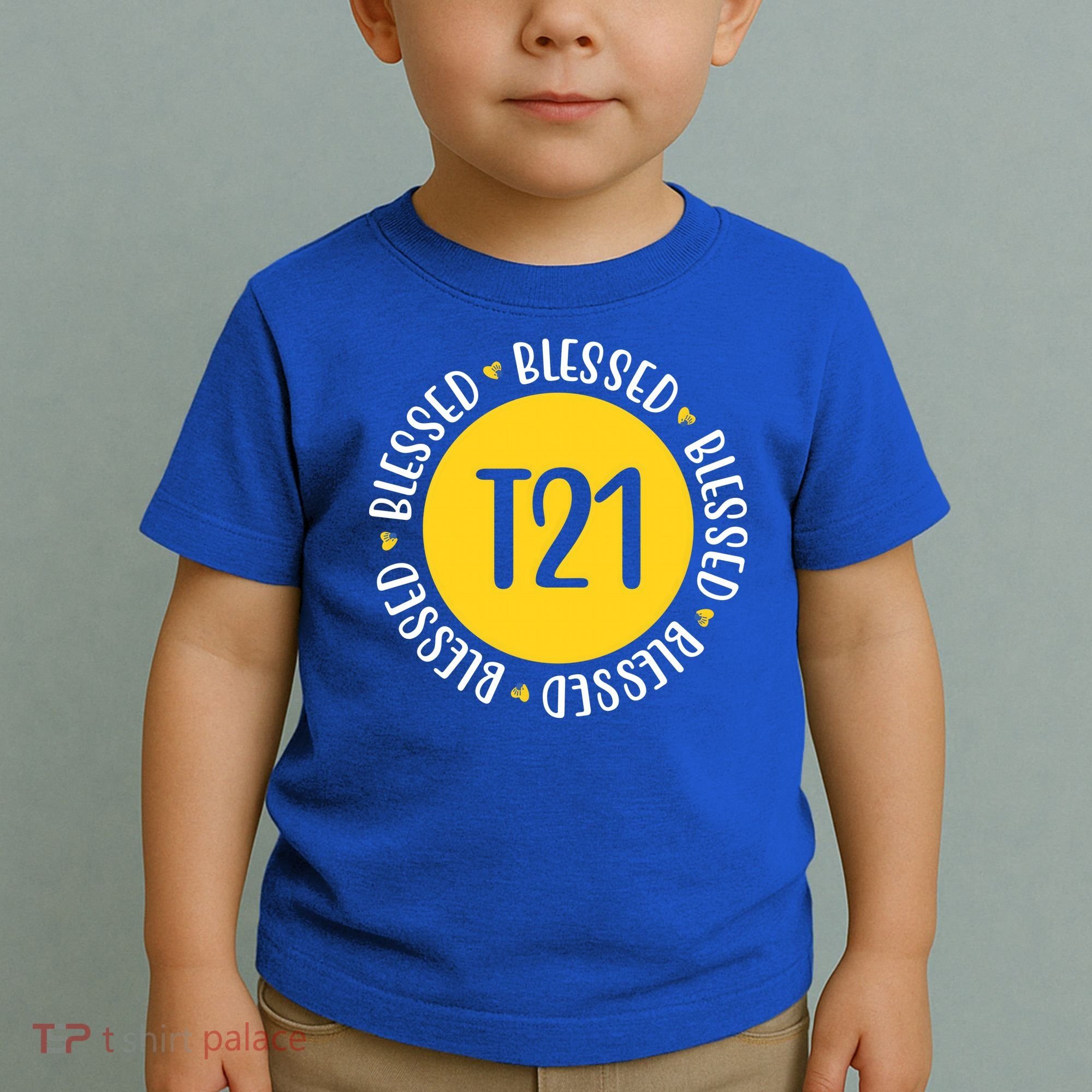 Down Syndrome T21 Blessed Awareness Toddler T-Shirt