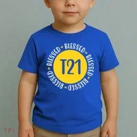 Down Syndrome T21 Blessed Awareness Toddler T-Shirt thumb 2