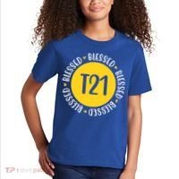 Down Syndrome T21 Blessed Awareness Kids T-Shirt thumb 2